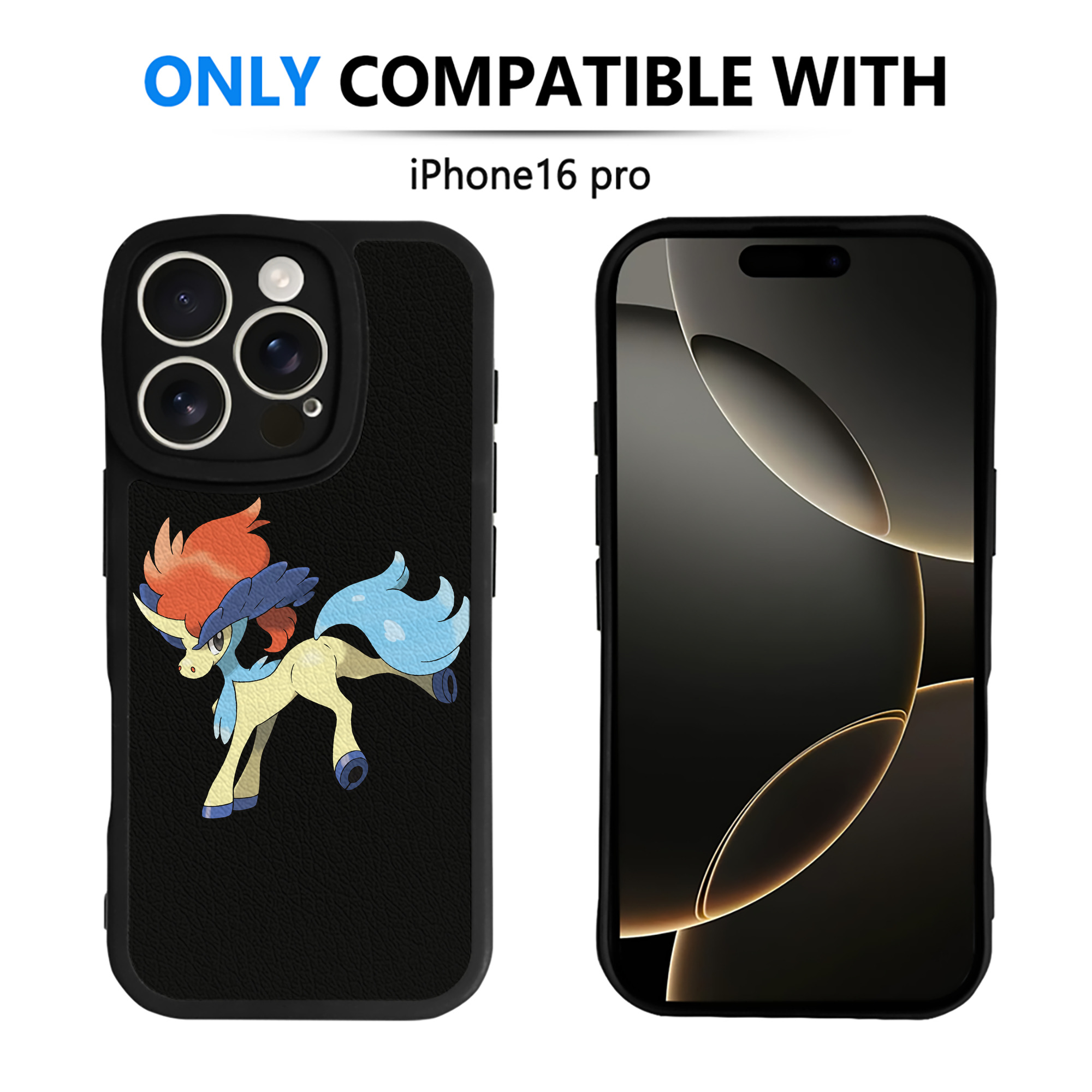 （画像用） ポケットモンスター Pokémon 【iPhone 16シリーズ対応】シリコンスマホケース（レザー調） 材質：シリコン